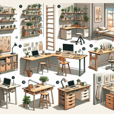 โต๊ะทำงานสำหรับพื้นที่จำกัด