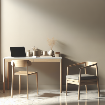 โต๊ะทำงานสไตล์มินิมอล