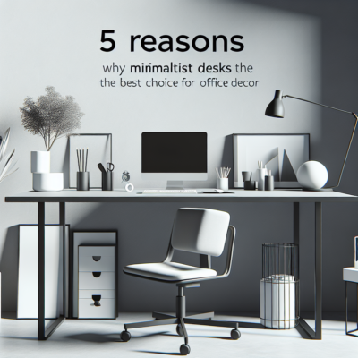 โต๊ะทำงานสไตล์มินิมอล