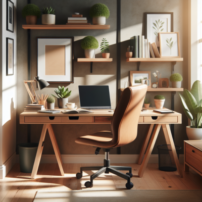 โต๊ะทำงานสำหรับการทำงานจากที่บ้าน