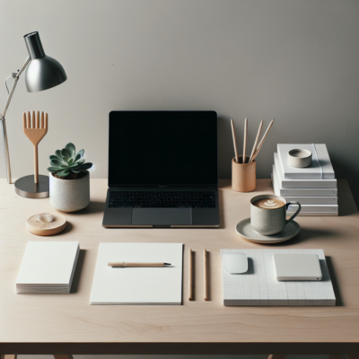 โต๊ะทำงานสไตล์มินิมอล