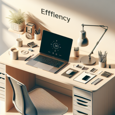 โต๊ะทำงานเก็บสายไฟได้