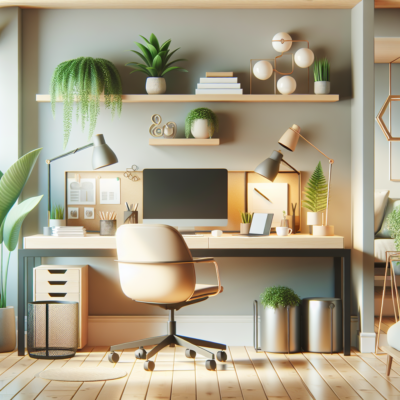 โต๊ะทำงานสำหรับการทำงานจากที่บ้าน