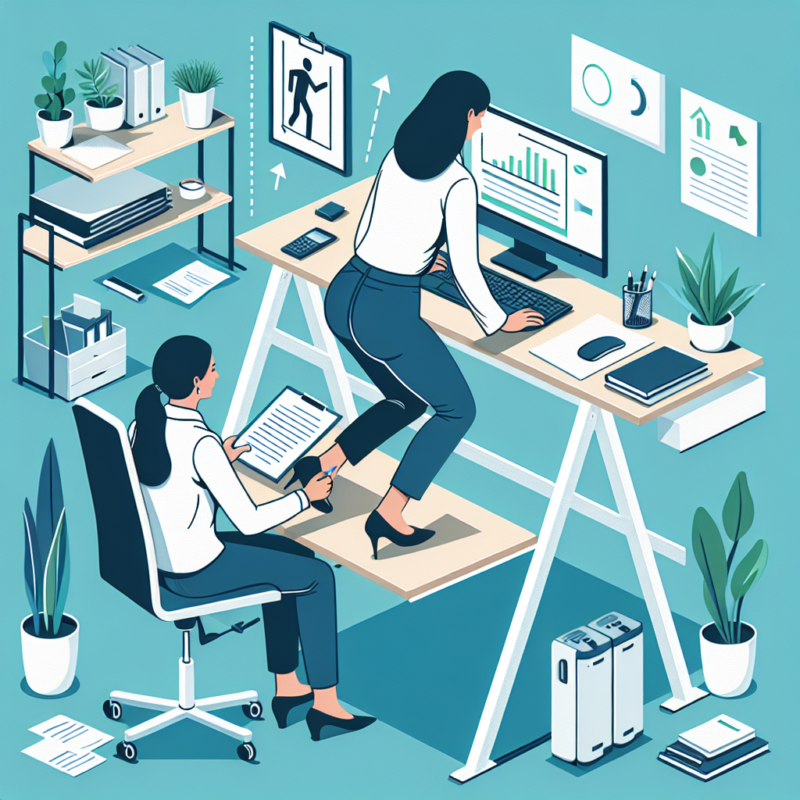 โต๊ะทำงานปรับระดับได้