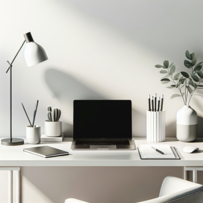 โต๊ะทำงานสไตล์มินิมอล