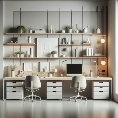 โต๊ะทำงานสไตล์มินิมอล